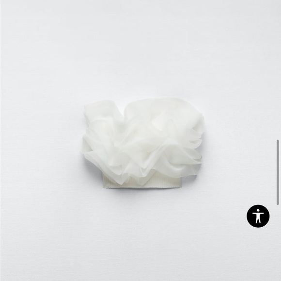 Zara Organza Tube Top - Picture 6 of 6